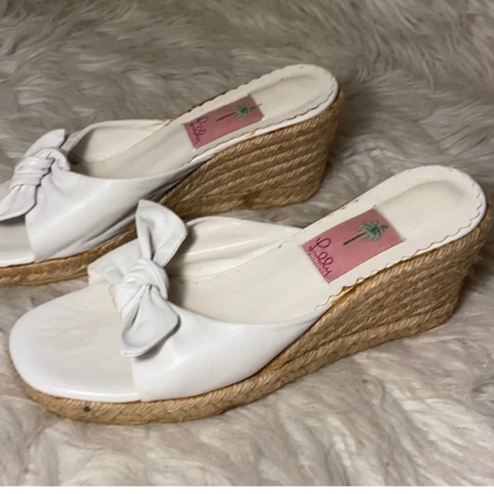 RARE Vintage Lilly  Pulitzer Espadrille wedge size 8